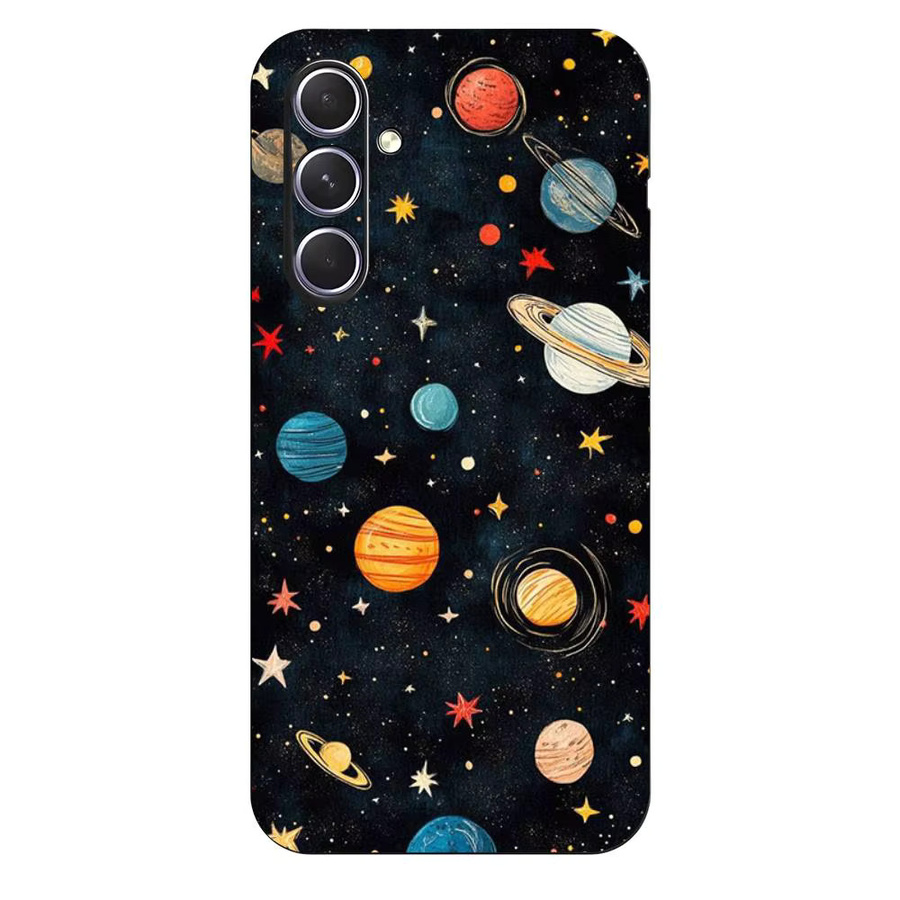 Handyhülle mit Sternenhimmel-Konstellation für Samsung Galaxy S25 S24 S23 S22 S21 S20 Ultra Plus FE Lite 5G, Schwarz/Mehrfarbig - Bild 7
