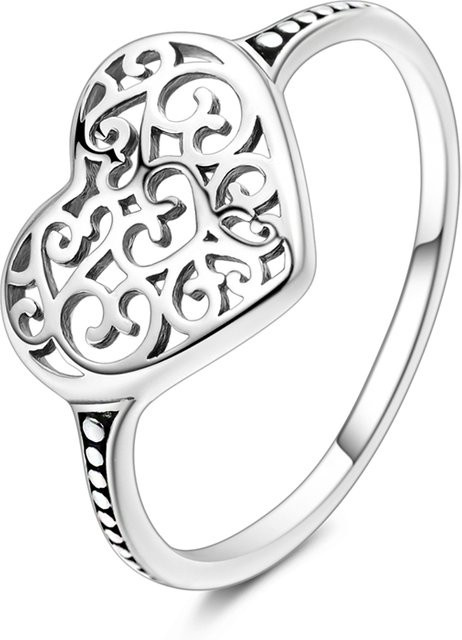 parmuz Ring, herzförmig, 925 Silber, Damen - Bild 1