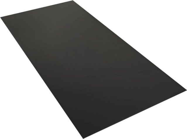 AICA Duschrückwand aus Aluminiumverbundplatte in Matt Schwarz, Fliesenersatz, B: 80 cm, H: 210 cm, Tiefe: 0,3 cm - Bild 1