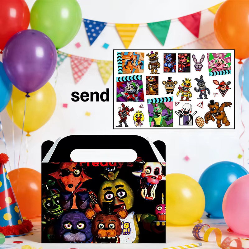 Five Nights at Freddy's Cartoon-Figuren, Boxen-Kombination, Geburtstagsparty-Zubehör-Set - Bild 3