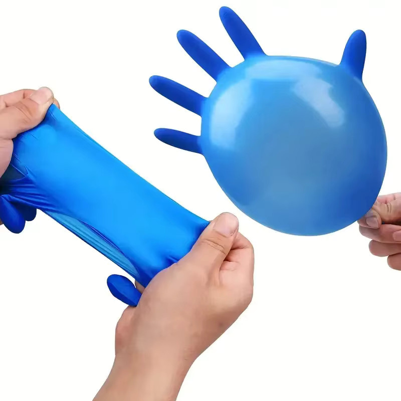 YUMARCH Einweg Nitrilhandschuhe Blau Größe S - Bild 3
