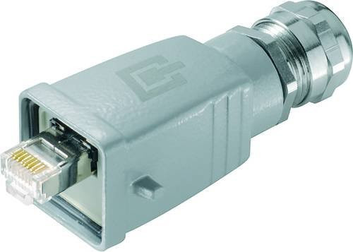 Weidmüller Sensor-/Aktor-Datensteckverbinder Stecker gerade grau aus Metall 10 Stück - Bild 1