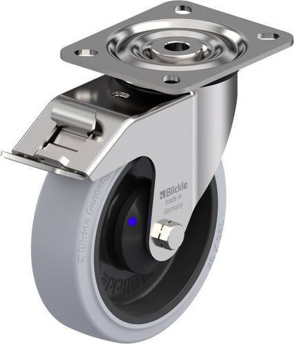 Blickle LX-POEV 125XKA-FI-SG Edelstahl-Lenkrolle mit Rad-Durchmesser 125 mm und einer Tragfähigkeit von max. 250 kg - Bild 1