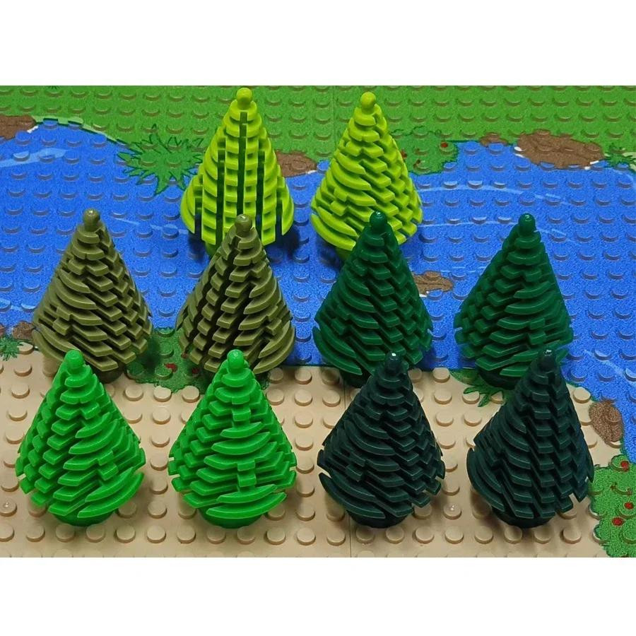Yiran toy Gartenlandschaft Steingarten Pflanzen Kiefer Fichte Bausteine - Bild 2