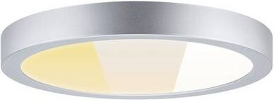 Paulmann Abia 71300 LED-Panel mit Bewegungsmelder und Dämmerungssensor, Chrom matt, Durchmesser: 30 cm - Bild 1