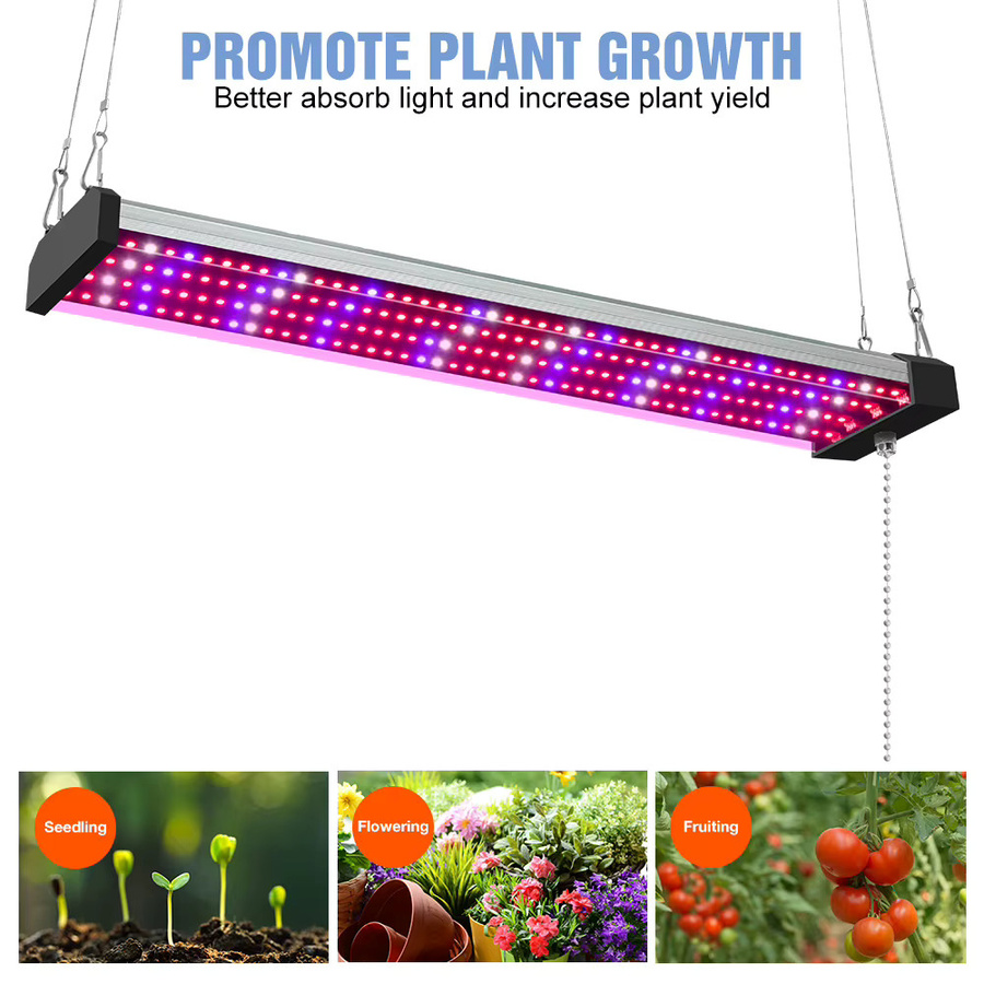 LED Quantum Board Vollspektrum Pflanzenlampe Schwarz für Indoor-Anbau von Blumen, Sämlingen und Gemüse - Bild 4
