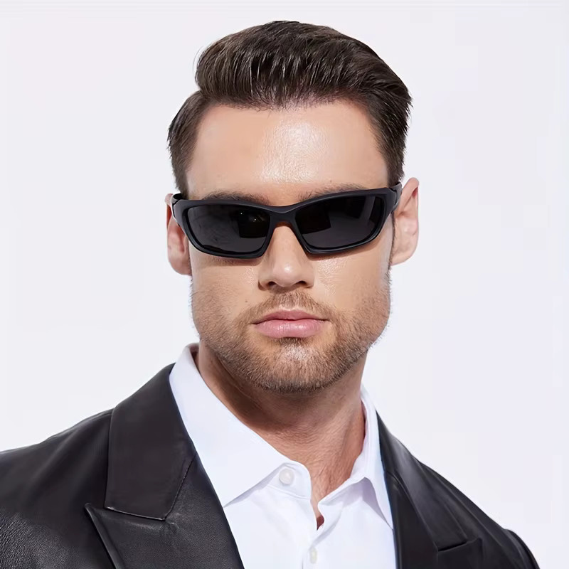 VEGUEROS Sonnenbrille, Herren, Vollrand, Schwarz, Kunststoff, polarisiert - Bild 2