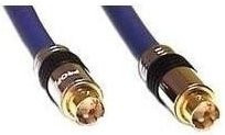 INLINE S-VHS Premium Kabel mit vergoldeten Steckern, 4-pol Mini-DIN auf S-VHS, Blau, Länge: 10 m - Bild 1