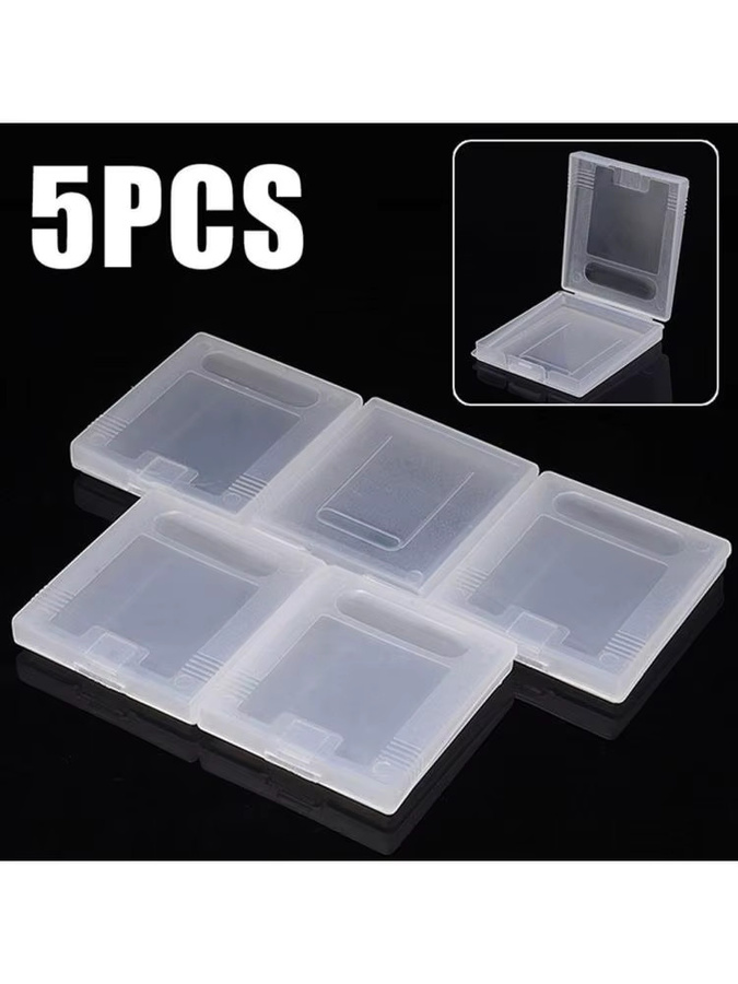 5 bis 50 Stück transparente Spielkassetten-Schutzhüllen als Staubschutz-Abdeckung und Aufbewahrungsbox für Nintendo Game Boy Color, Pocket, GBC und GBP - Bild 6