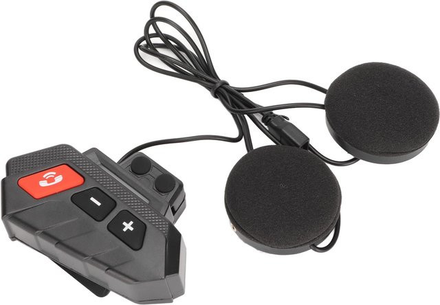 Honor Electronics Bluetooth Motorradhelm Headset IP65 Wasserdicht mit FM-Radio in Schwarz - Bild 1