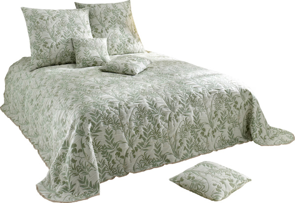 Tagesdecke von Heine Home in Beige oder Green aus 50% Baumwolle und 50% Polyester