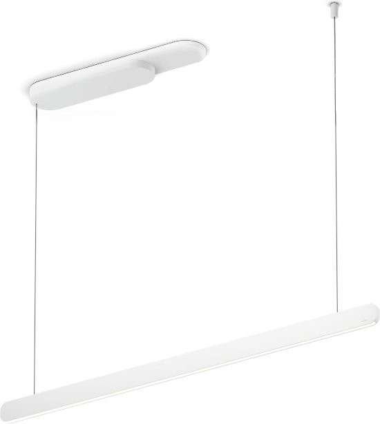 Occhio Mito linear volo 100 up LED-Pendelleuchte in Weiß matt mit Occhio air Modul und x-tra warm LED (2200K - 3500K) - Bild 1