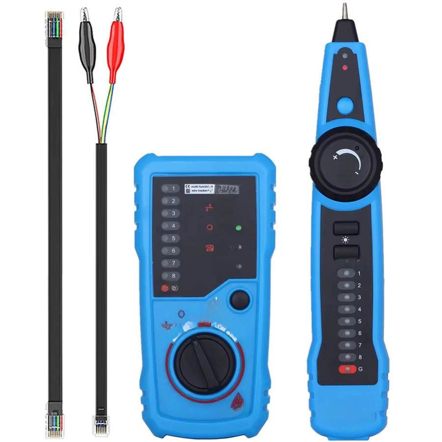 BSIDE FWT11 Netzwerk Kabel Tester für RJ11 RJ45 Cat5 Cat6 Ethernet LAN in Blau - Bild 7