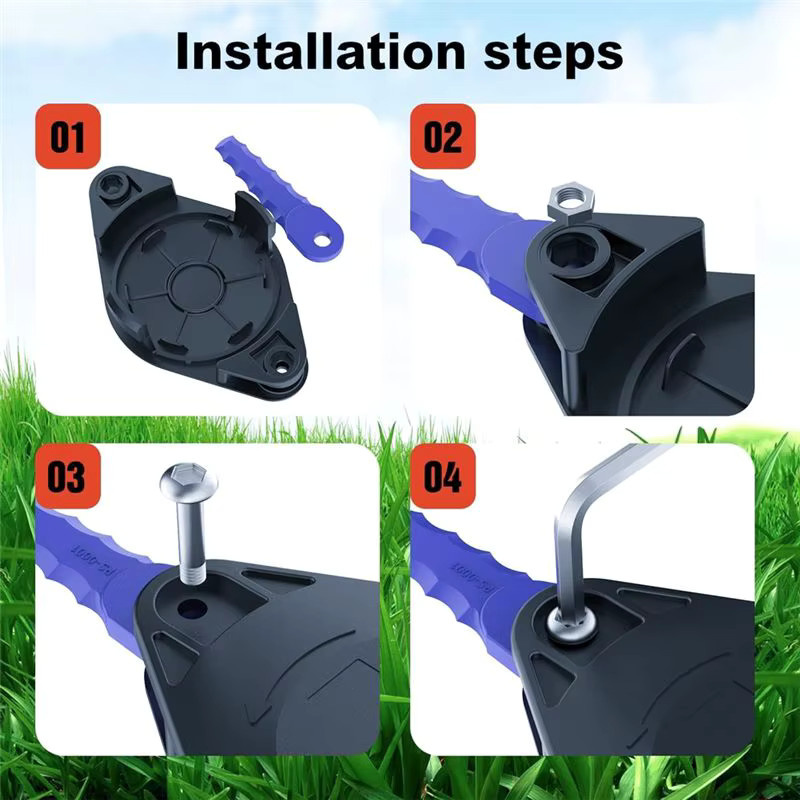 Kobalt ABWR-KST120X Trimmerklingen- und Abdeckkappen-Set passend für KST120X-06 und KST2040-06 Weed Eater Klingen-Set - Bild 5