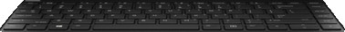 HP L01072-B31 Notebook-Ersatzteil Tastatur in Schwarz mit QWERTY US Layout - Bild 1