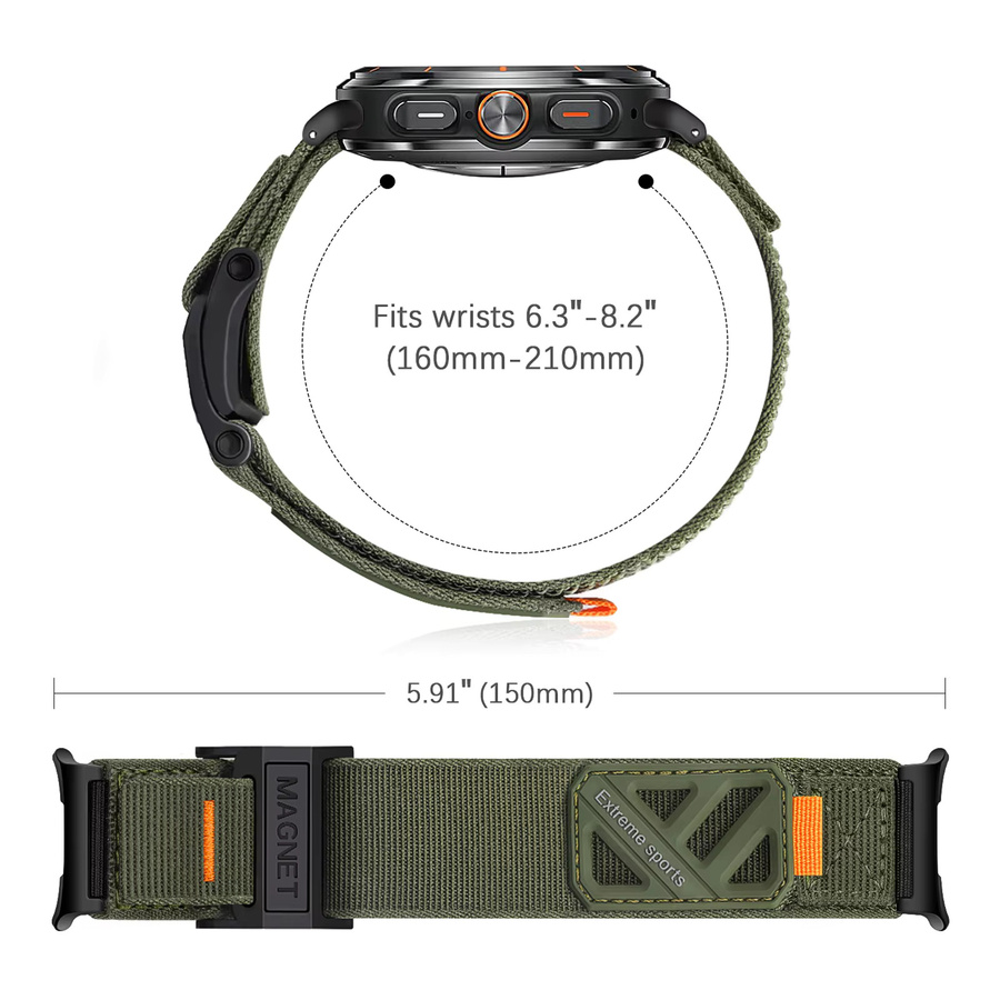 Samsung Uhrenarmband Nylon, Magnetverschluss, 47 mm - Bild 2