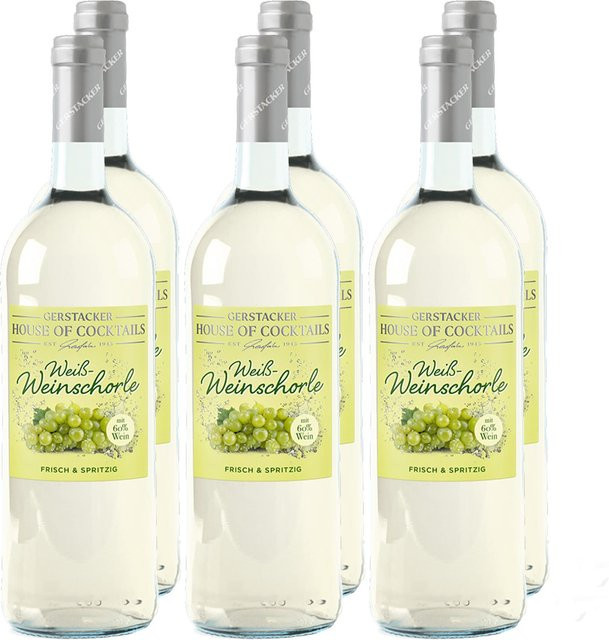 Gerstacker Weinschorle weiß, 6 x 1,0 l - Bild 1