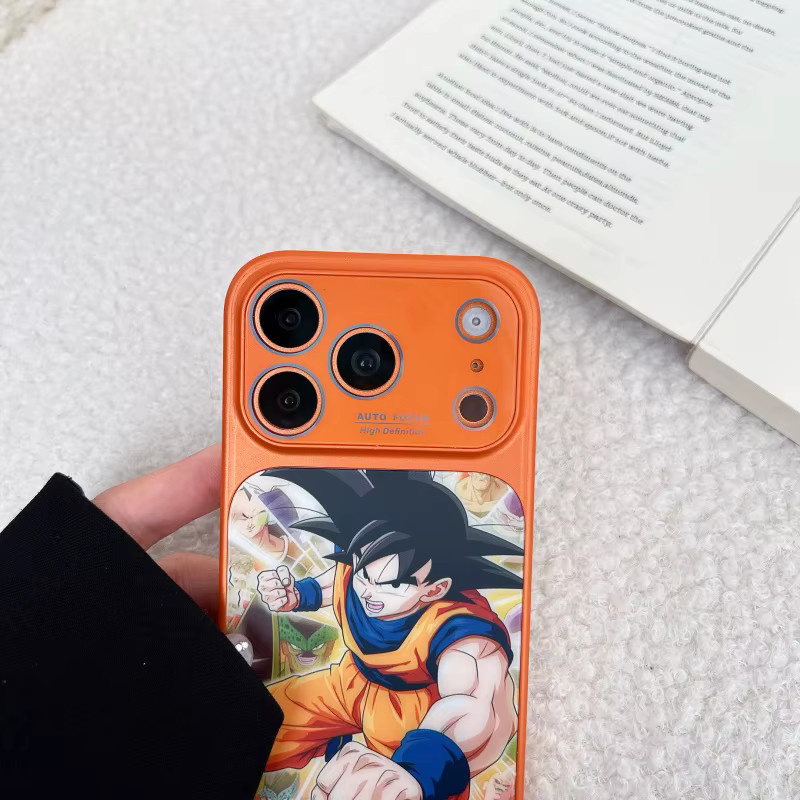 Stoßfeste Handyhülle mit Orange Dragon Ball Son Goku Motiv für iPhone 17 Pro Max, 16, 15, 14, 13 Pro Max, Magnetisch für MagSafe, TOEI ANIMATION Anime Schutzhülle - Bild 3