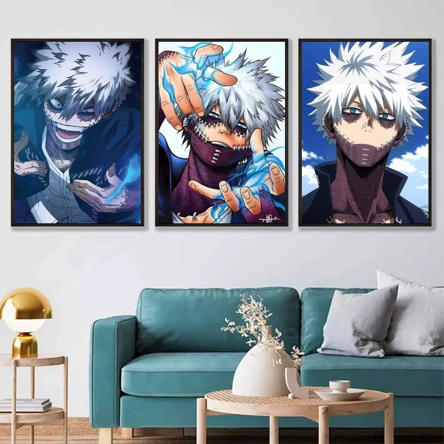 Wasserdichter My Hero Academia Dabi Poster Aufkleber in Mehrfarbig für dein Wohnzimmer oder Schlafzimmer - Bild 3