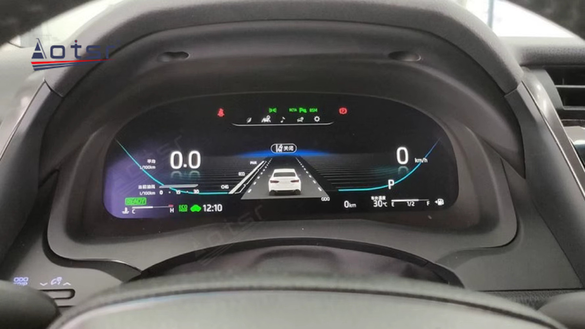 ZWNAV Digitales 12,3 Zoll Auto-Cockpit Multimedia-Player für Toyota Camry 2017-2023 in Schwarz - Bild 2