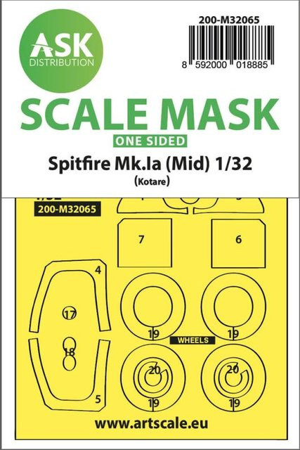 Kotare Spitfire Mk.Ia, Zubehör, 1:32 - Bild 1