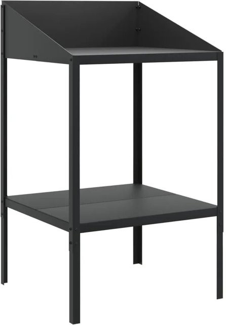vidaXL Pflanzenständer aus verzinktem Stahl in Anthrazit, B: 56,5 cm, T: 54,5 cm, H: 100 cm - Bild 1