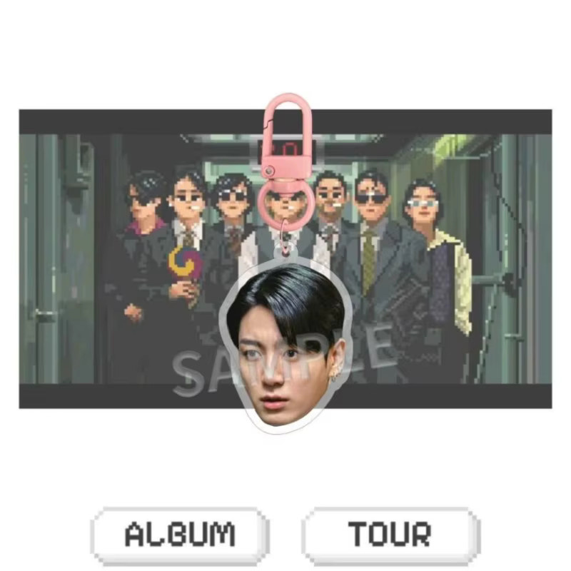 Bandai Schlüsselanhänger, Acryl, Seven Members Koreanischer Boy-Idol - Bild 2