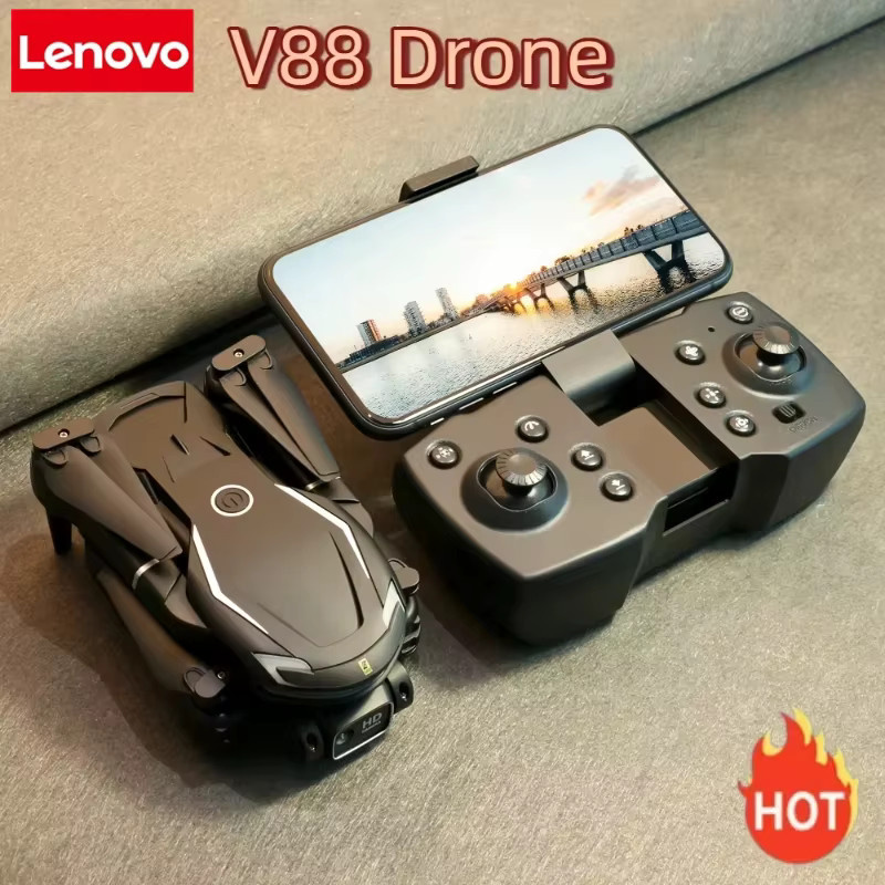 Lenovo V88 Drohne 8KHD 5G mit HD-Doppelkamera für professionelle Luftbildfotografie in Schwarz - Bild 2