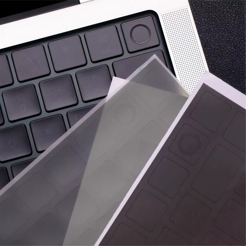 Apple MacBook Tastaturaufkleber für MacBook Air und MacBook Pro 13-16 Zoll, grau und transparent, US-Version - Bild 3
