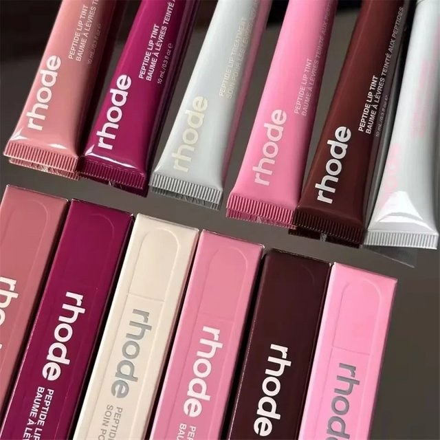 RHODE Lippenstift-Set, Lipgloss-Tönungsgel, Cinnamon Roll, Espresso, Unisex - Bild 1