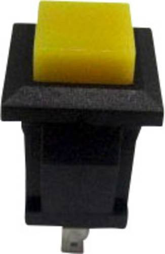 TRU Components Drucktaster TC-R13-57A-05YL Gelb 250 V/AC 0.5A 1 x Aus/(Ein) tastend - Bild 1