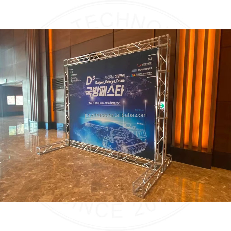 XMSJ Aluminium-Traverse für Event-Ausstellungsbeleuchtung und Bühnen-Messestände in Silber - Bild 3