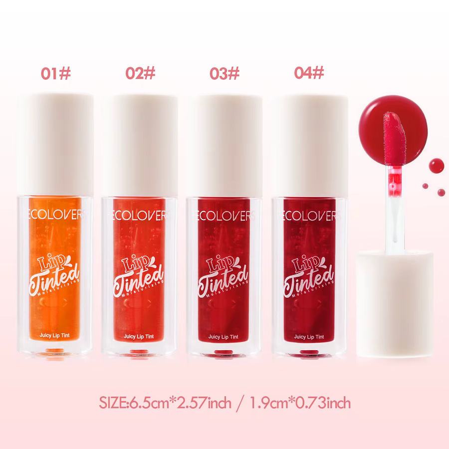 Fruchtsaft-Lippentinte, Flüssiger Lippenstift und Rouge 2-in-1, Glänzend - Bild 3