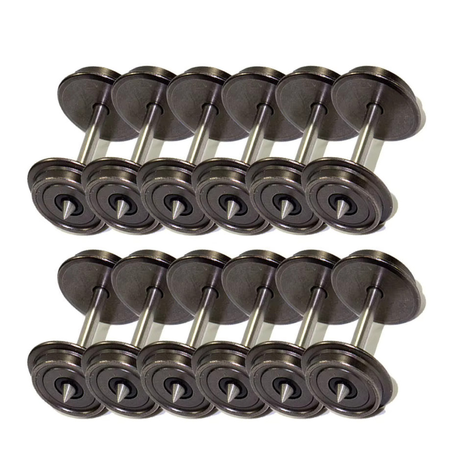Evemodel Laufradsatz, 12-teiliges Set, HO Maßstab 1:87, Metallräder - Bild 5