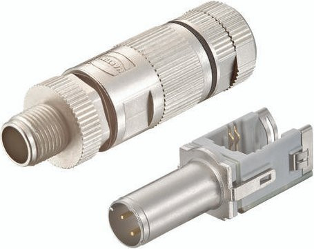 HARTING Kabelsteckverbinder 20820050001 in Silber mit 4 Polen - Bild 1