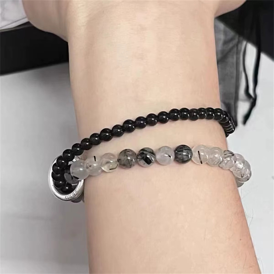 b99 Armband, Glasperlen, Elastisches Seil, Damen - Bild 4