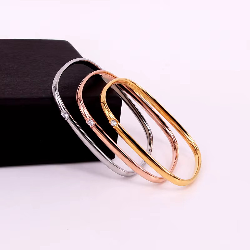 ZAKOL Armband Edelstahl, Zirkon, Unisex - Bild 2