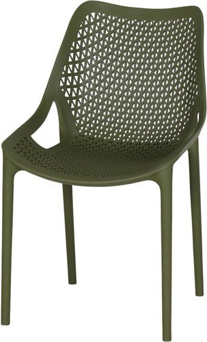Siena Garden Stapelstuhl District mit Armlehnen in Olive Grün - Bild 1