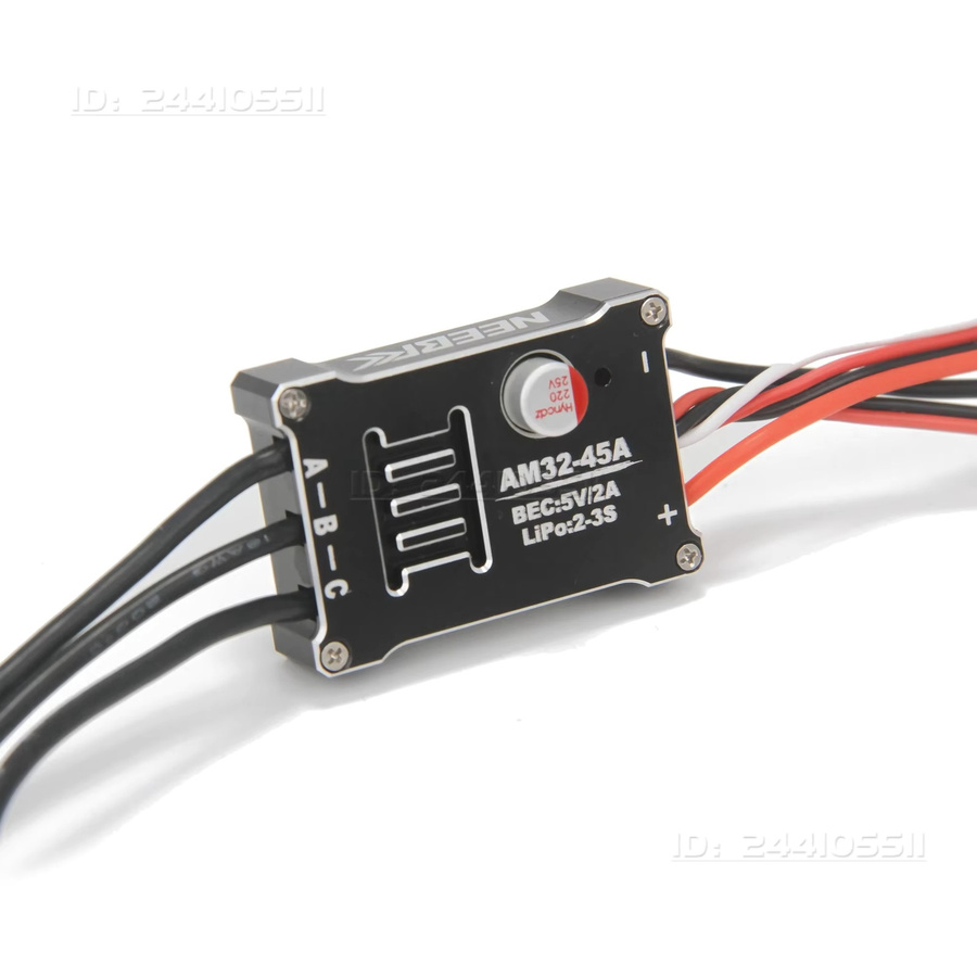 NEEBRC AM32-45A Bürstenloses Metallgehäuse Wasserdichter ESC, Zubehör - Bild 2