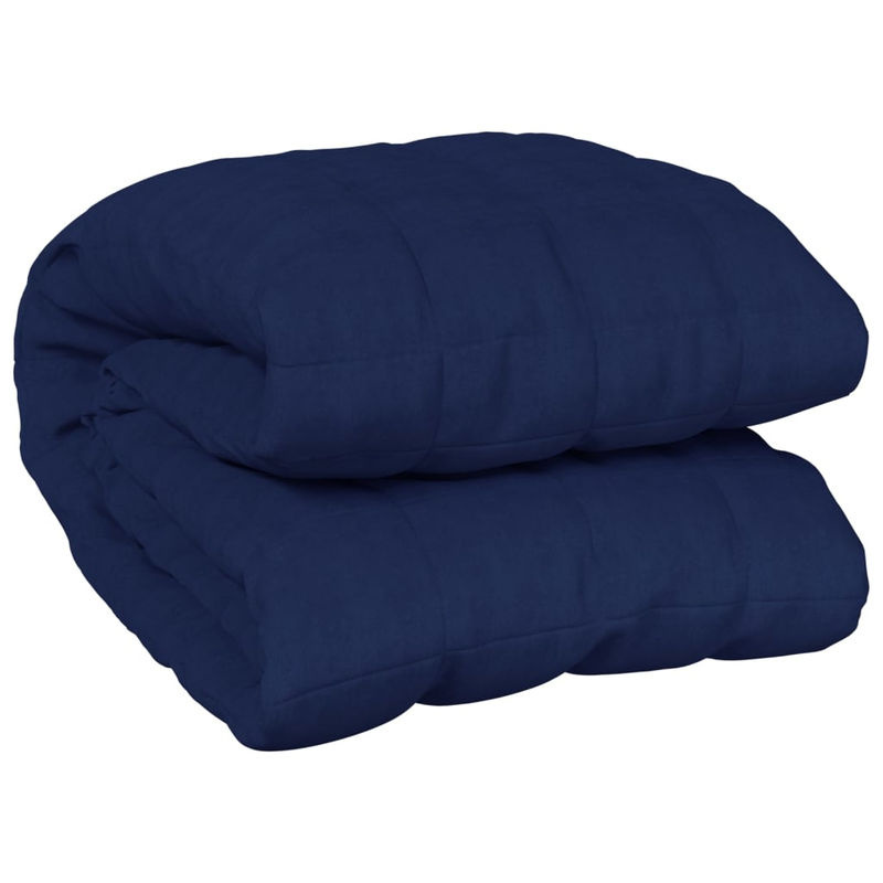 Vidaxl Gewichtsdecke in Blau mit 10 kg und den Maßen B: 135 cm x L: 200 cm aus Stoff - Bild 2