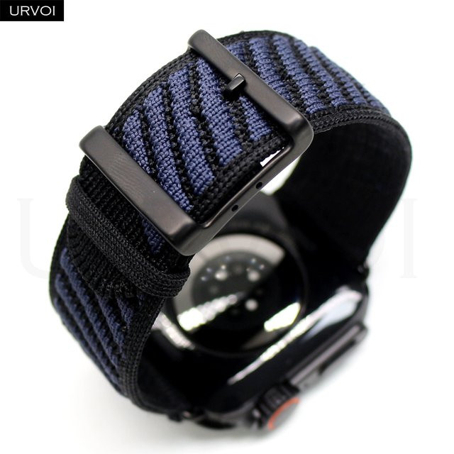 URVOI Uhrenarmband, Polyamidgarn, Schwarz, Unisex - Bild 1
