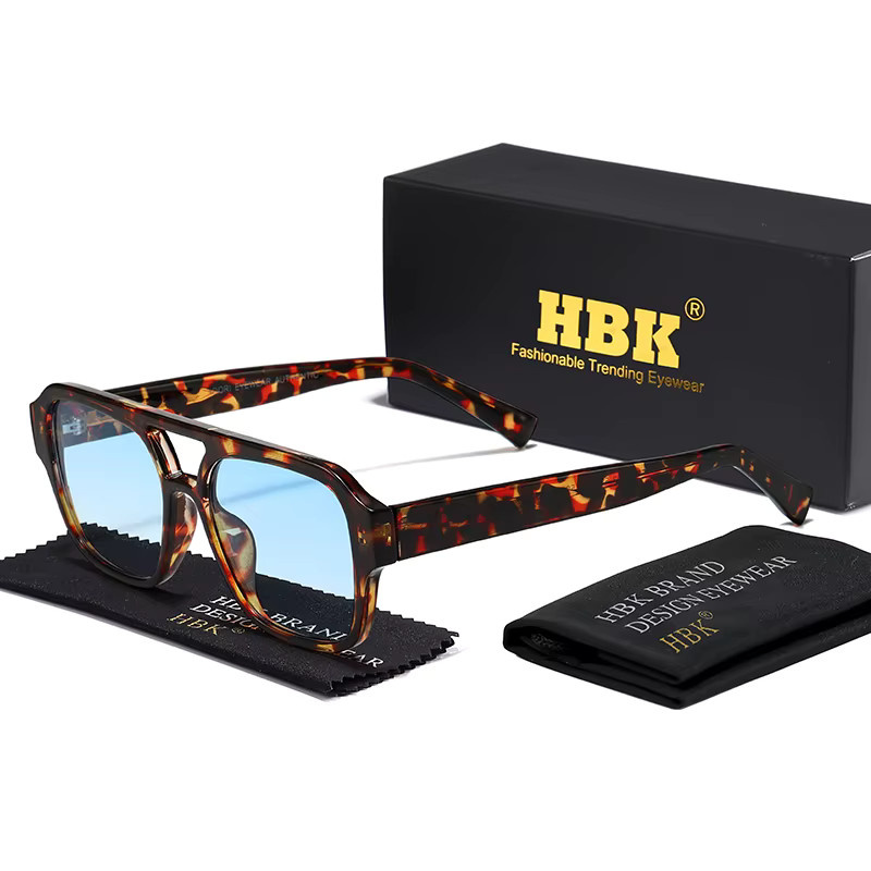 HBK Sonnenbrille, quadratisch, Vollrand, Unisex - Bild 2