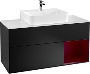 V&B Waschtischunterschrank Finion in Weiß lackiert, Breite: 120 cm, Tiefe: 50,1 cm, Höhe: 50,1 cm - Bild 1