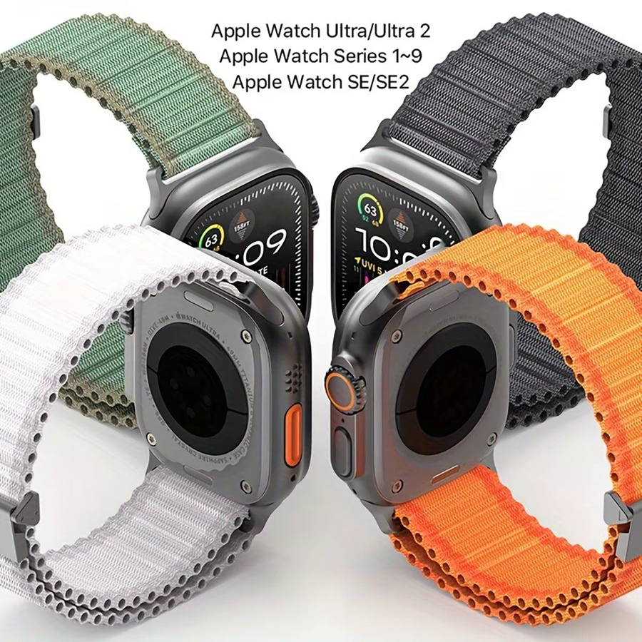 Vwar Trail Loop Armband, Textil/NATO, Schwarz, Unisex - Bild 1