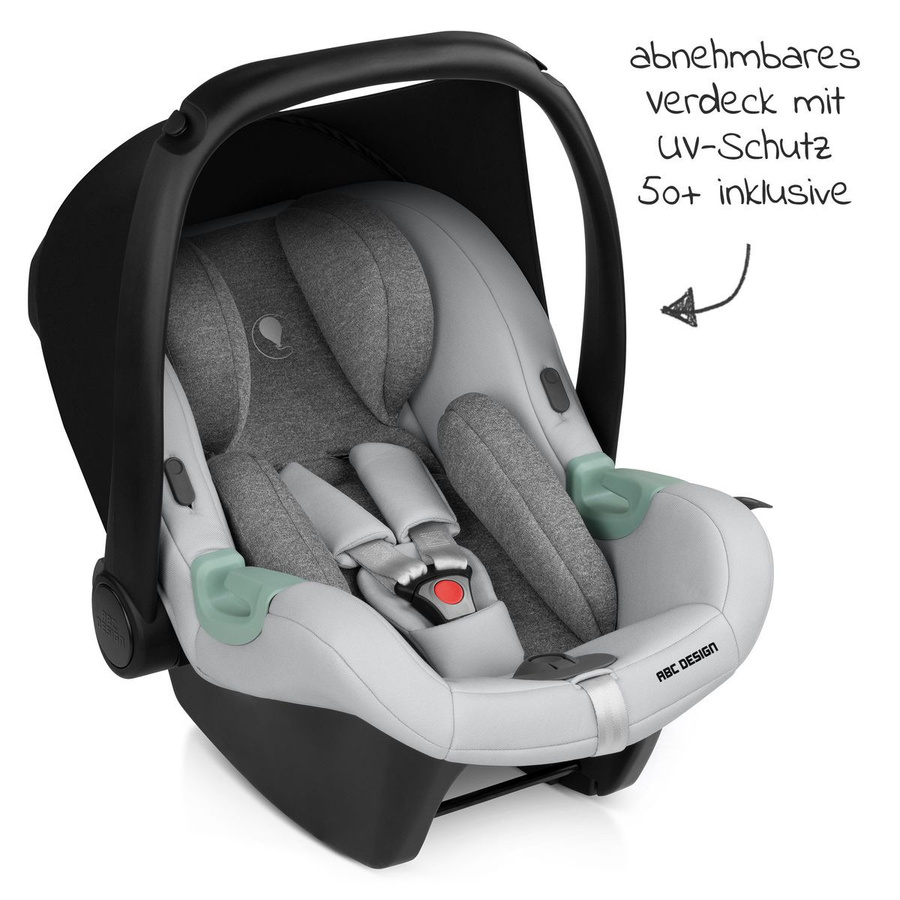ABC Design Babyschale Tulip i-Size Gruppe 0+ in Pearl White Grey - Bild 2