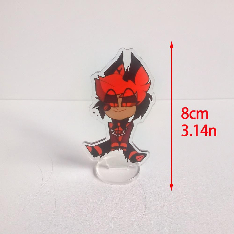 Yiran toy 1 Hazbin Hotel Alastor Morningstar Anime Acryl Figur 8cm - Bild 1