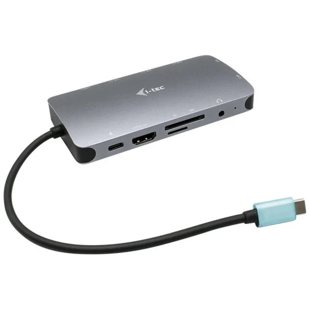 i-tec USB-C Metal Nano Dockingstation in Silber/Grau mit HDMI und Ethernet/LAN - Bild 1