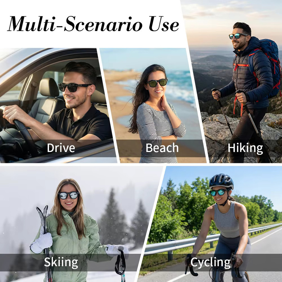 HiBloks Smartglasses Clip für Oakley Meta HSTN, schwarz, Vollrand, square, Kunststoff - Bild 5