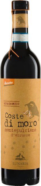 Olearia Orsogna Lunaria Coste di Moro Montepulciano d'Abruzzo Rotwein, 2020, trocken, 0,75 l - Bild 1