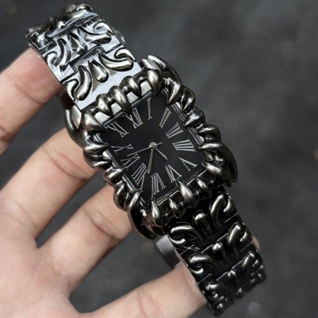 Alabaster Industries Armbanduhr Quarz, Edelstahl, Schwarz, Herren - Bild 1